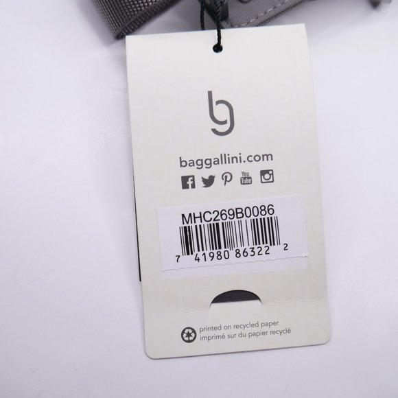 Baggallini Pocket Slim Crossbody Nylon Bag Purse - Picture 4 of 8